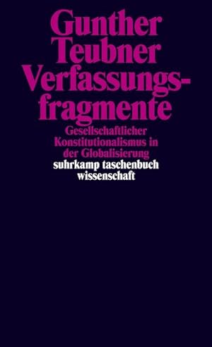 Seller image for Verfassungsfragmente for sale by BuchWeltWeit Ludwig Meier e.K.