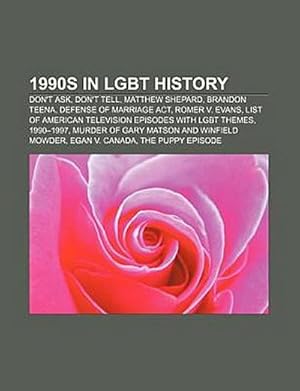 Bild des Verk�ufers f�r 1990s in LGBT history zum Verkauf von BuchWeltWeit Ludwig Meier e.K.