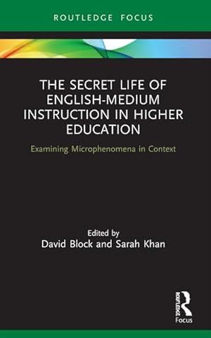 Bild des Verkufers fr The Secret Life of English-Medium Instruction in Higher Education zum Verkauf von BuchWeltWeit Ludwig Meier e.K.