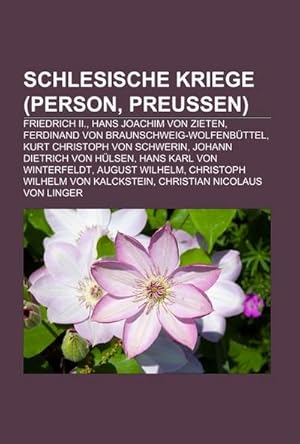 Seller image for Schlesische Kriege (Person, Preuen) for sale by BuchWeltWeit Ludwig Meier e.K.