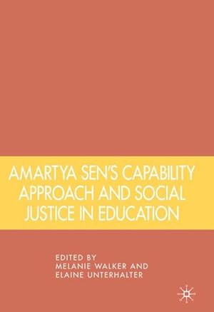 Seller image for Amartya Sen's Capability Approach and Social Justice in Education for sale by BuchWeltWeit Ludwig Meier e.K.