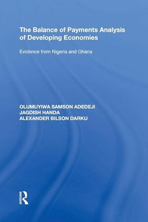 Imagen del vendedor de The Balance of Payments Analysis of Developing Economies a la venta por BuchWeltWeit Ludwig Meier e.K.