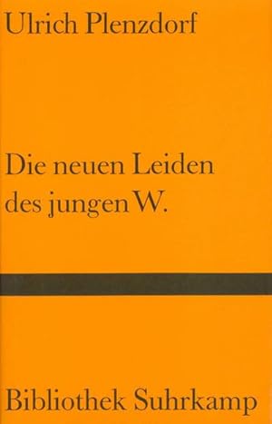 Image du vendeur pour Die neuen Leiden des jungen W mis en vente par BuchWeltWeit Ludwig Meier e.K.