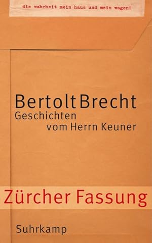 Seller image for Geschichten vom Herrn Keuner for sale by BuchWeltWeit Ludwig Meier e.K.