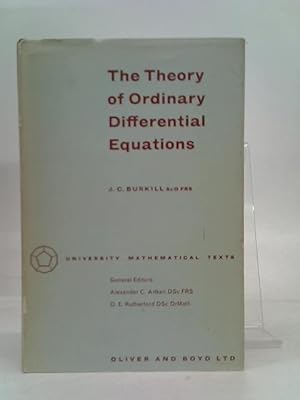 Imagen del vendedor de The theory of ordinary differential equations a la venta por World of Rare Books