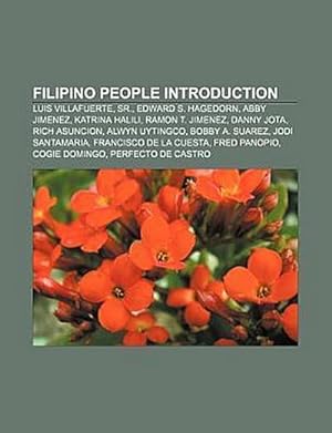 Imagen del vendedor de Filipino people Introduction a la venta por BuchWeltWeit Ludwig Meier e.K.