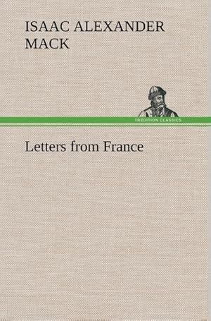 Seller image for Letters from France for sale by BuchWeltWeit Ludwig Meier e.K.