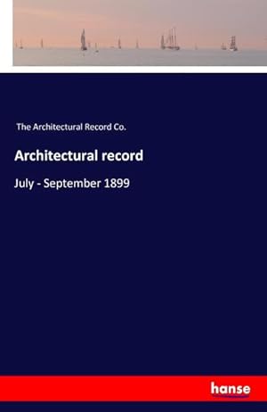 Seller image for Architectural record for sale by BuchWeltWeit Ludwig Meier e.K.