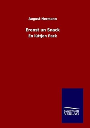 Seller image for Erenst un Snack for sale by BuchWeltWeit Ludwig Meier e.K.