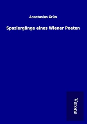 Seller image for Spaziergnge eines Wiener Poeten for sale by BuchWeltWeit Ludwig Meier e.K.