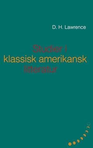 Imagen del vendedor de Studier i klassisk amerikansk litteratur (1923) a la venta por BuchWeltWeit Ludwig Meier e.K.