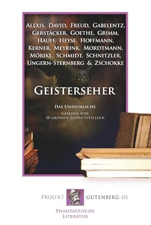 Bild des Verkufers fr Geisterseher zum Verkauf von BuchWeltWeit Ludwig Meier e.K.