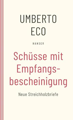 Imagen del vendedor de Schsse mit Empfangsbescheinigung a la venta por BuchWeltWeit Ludwig Meier e.K.