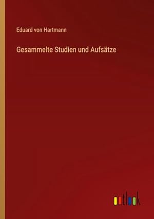 Bild des Verkufers fr Gesammelte Studien und Aufstze zum Verkauf von BuchWeltWeit Ludwig Meier e.K.