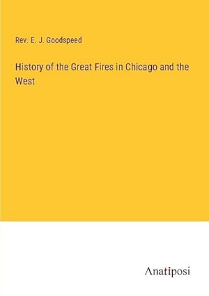 Seller image for History of the Great Fires in Chicago and the West for sale by BuchWeltWeit Ludwig Meier e.K.