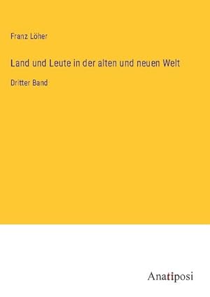 Seller image for Land und Leute in der alten und neuen Welt for sale by BuchWeltWeit Ludwig Meier e.K.