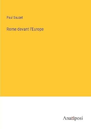 Seller image for Rome devant l'Europe for sale by BuchWeltWeit Ludwig Meier e.K.