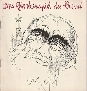 Image du vendeur pour Programmheft Nikolai Pogodin DAS GLOCKENSPIEL DES KREML Premiere 29. Oktober 1967 Spielzeit 1967 / 68 Heft 8 mis en vente par Programmhefte24 Schauspiel und Musiktheater der letzten 150 Jahre