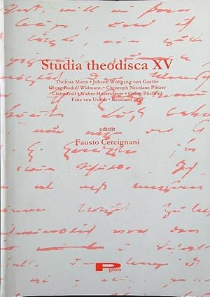 Seller image for Studia theodisca XV for sale by Librodifaccia