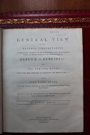 General view of the natural circumstances of those isles, adjacent to the North-West Coast of Sco...