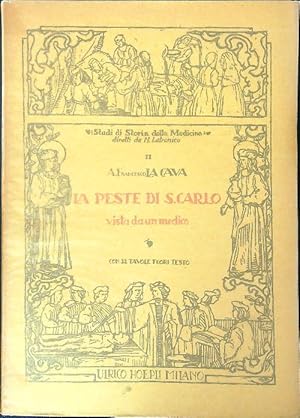 Seller image for La peste di S. Carlo vista da un medico for sale by Miliardi di Parole