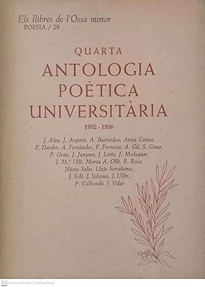 Quarta antologia poètica universitària (1952-1956)