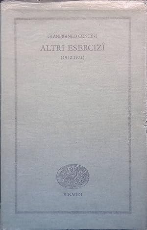 Altri esercizi 1942-1971