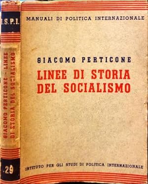 Seller image for Linee di storia del socialismo. for sale by Libreria La Fenice di Pietro Freggio