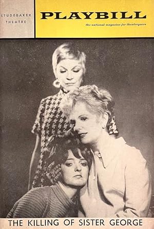 Bild des Verkufers fr Playbill: The Killing of Sister George (Studebaker Theater, Chicago) zum Verkauf von Randall's Books