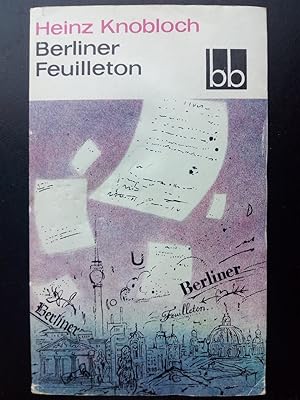 Bild des Verkäufers für Berliner Feuilleton zum Verkauf von Versandantiquariat Jena