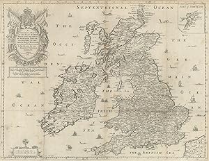 A Generall Mapp of the Isles of Great Brittaine, Designed by Monsieur Sanson, Geographer to the F...