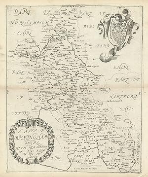 A Mapp of Buckingham Shire: with its hundreds