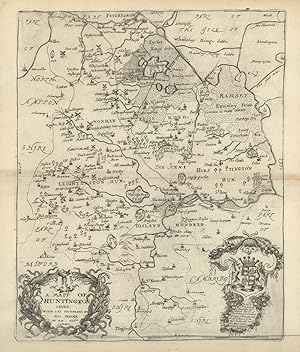 A Mapp of Huntington Shire with its Hundreds