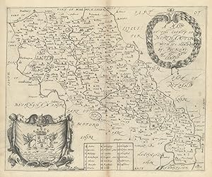 A Mapp of the County of Northampton with its Hundreds