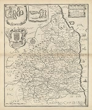 A Mapp of ye County of Northumberland with ye Isles of Farne & Holy Iland