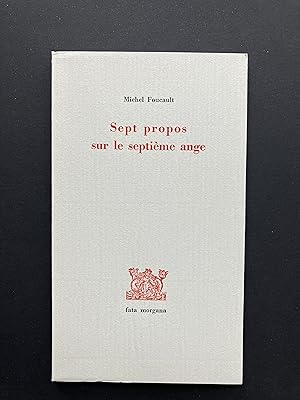 Sept Propos sur le Septième Ange