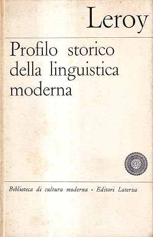 Profilo storico della linguistica moderna