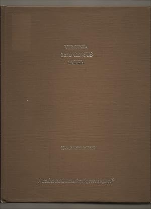 Bild des Verkufers fr Virginia 1850 Census Index zum Verkauf von K. L. Givens Books