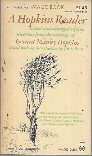 Seller image for A Hopkins Reader: Selections from the writings of Gerard Manley Hopkins for sale by Bookfeathers, LLC