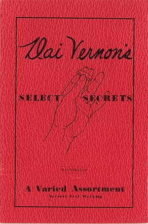 Imagen del vendedor de Dai Vernon's Select Secrets a la venta por Quicker than the Eye