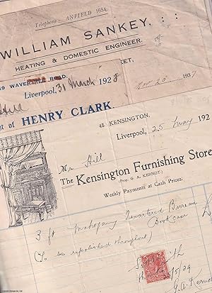 A collection of 19th and 20th Century Commercial Receipts. Printed and handwritten, with stamps a...