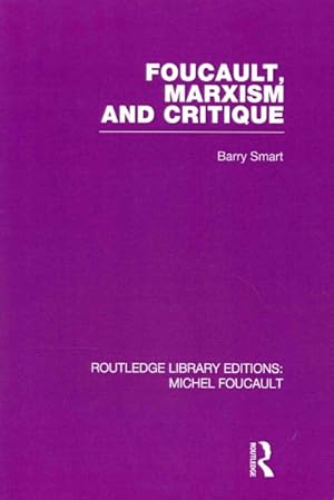 Imagen del vendedor de Foucault, Marxism and Critique a la venta por GreatBookPricesUK