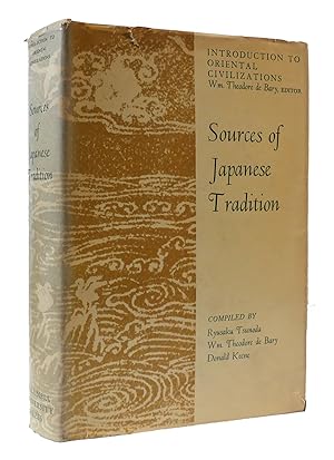 Immagine del venditore per SOURCES OF JAPANESE TRADITION venduto da Rare Book Cellar