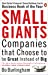 Image du vendeur pour Small Giants: Companies That Choose to Be Great Instead of Big [Soft Cover ] mis en vente par booksXpress