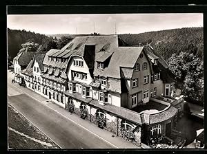 Ansichtskarte Freudenstadt /Schwarzwald, Hotel Waldeck aus der Vogelschau