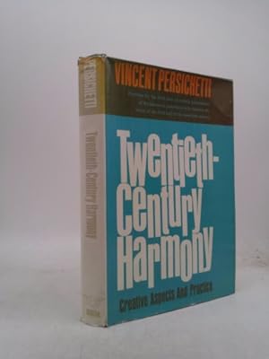 Imagen del vendedor de Twentieth-Century Harmony: Creative Aspects and Practice a la venta por ThriftBooksVintage