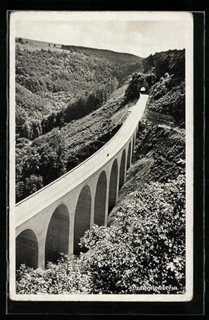 Ansichtskarte Drackenstein, Drachenlochbrücke aus der Vogelschau