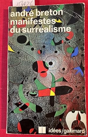 Seller image for Manifestes du Surralisme. for sale by Plurabelle Books Ltd