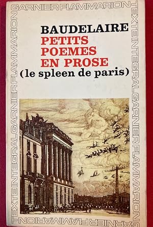 Bild des Verkufers fr Petits Poemes en Prose (Le Spleen de Paris). Ed. Marcel Ruff. zum Verkauf von Plurabelle Books Ltd