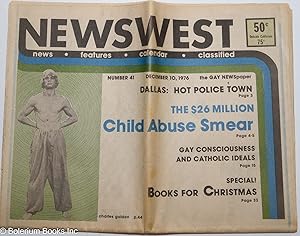Seller image for NewsWest: the gay NEWSpaper; #41, December 10, 1976: The $26 Million Child Abuse Smear for sale by Bolerium Books Inc.